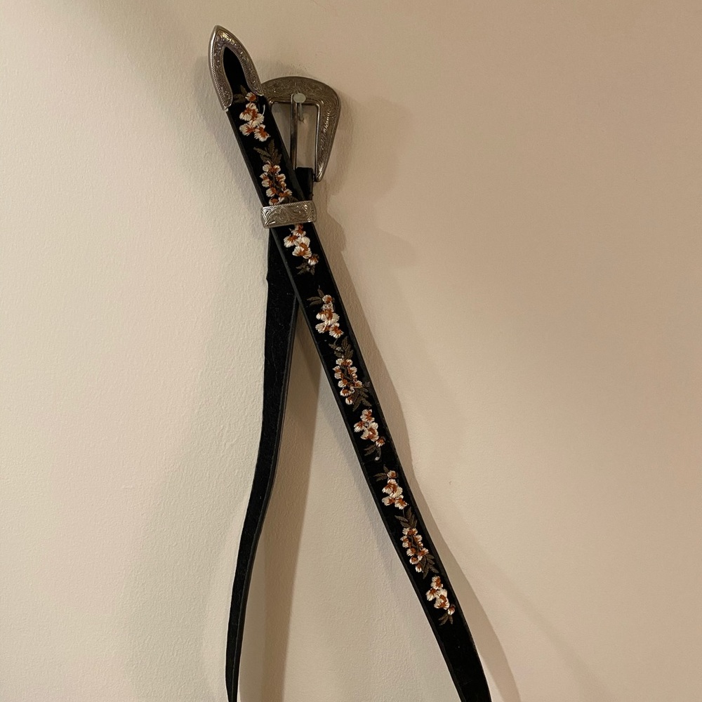 Floral Western Belt